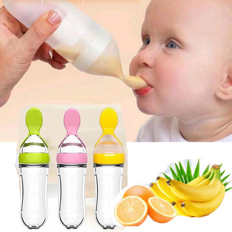 Biberon avec cuillère pour nouveau-né | EasyBottle™ - Gentle Tots