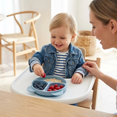 Assiette bébé à ventouse - détail