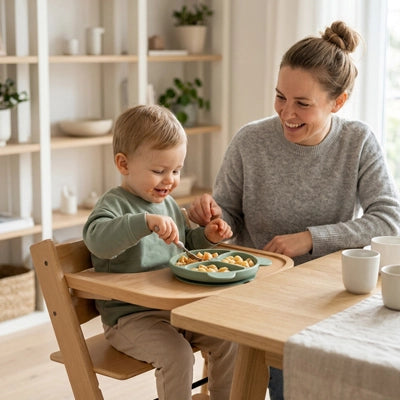 Assiette bébé à ventouse - couleurs