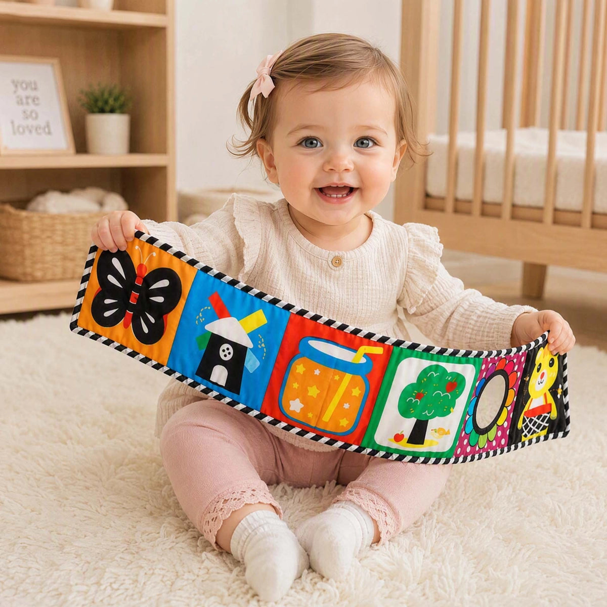 Livre bébé en tissu
